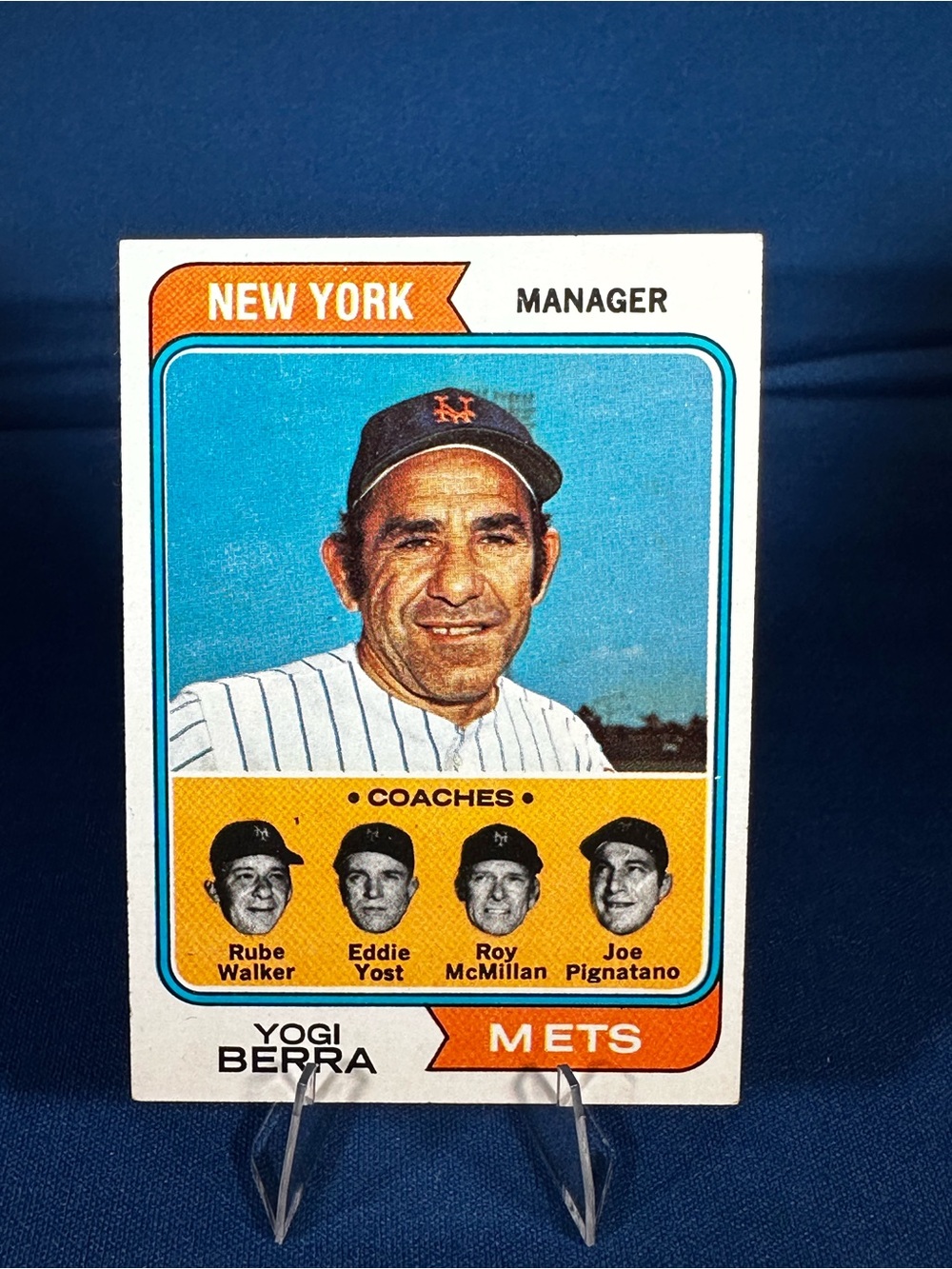 Yogi Berra 1974 Card #179